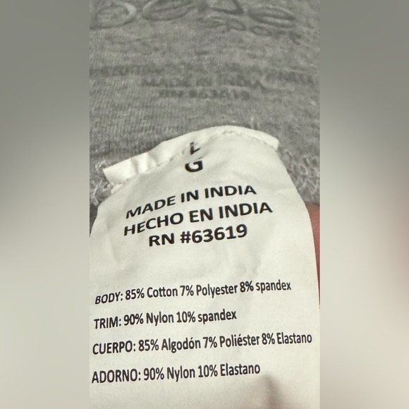 BEBE CAPRI LEGGING color gray size large - Picture 10 of 10